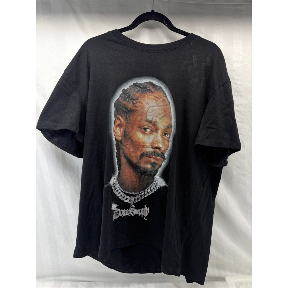Snoop Dogg Graphic T Shirt Men's Small Black Hip Hop Rap Tee NWT 2xl